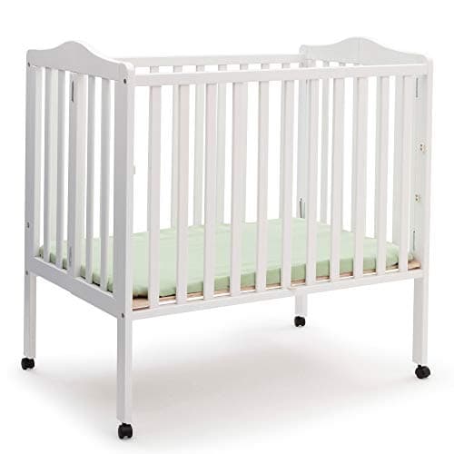Delta Children Folding Portable Mini Baby Crib
